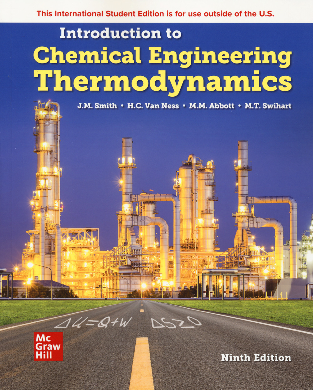 Libro Introduction to chemical engineering thermodynamics di J. M. Smith; H. C. Van Ness; M. M. Abbott; M.T. Swihart - ean 9781260597684 - McGraw-Hill Education
