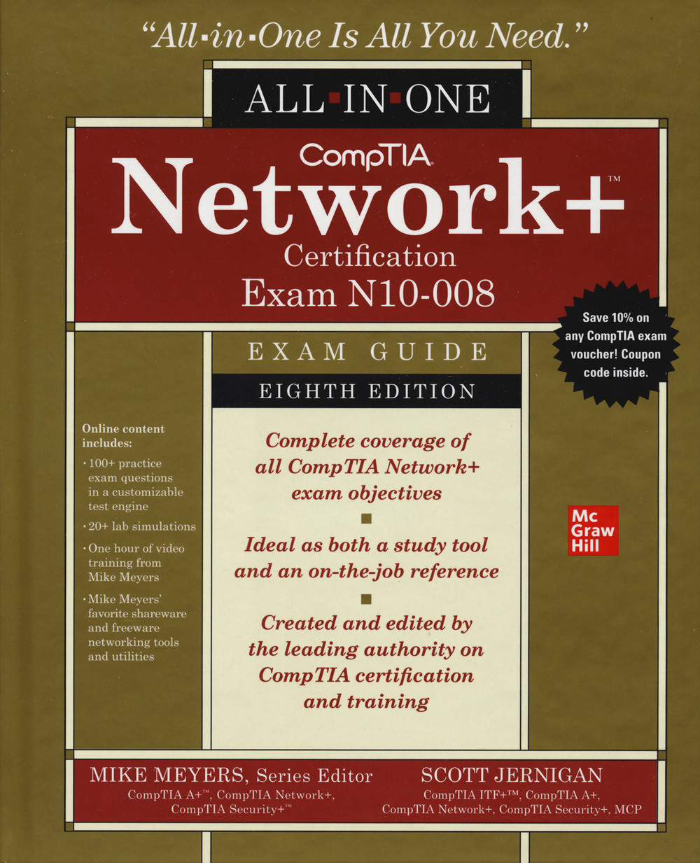 Libro Comptia network+certification all-in-one exam guide di Michael Meyers - ean 9781264269051 - McGraw-Hill Education