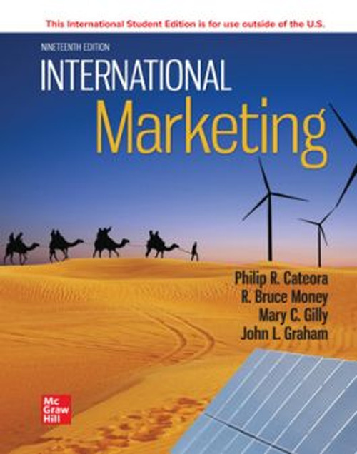 Libro International marketing di Philip R. Cateora; Bruce R. Money; Mary C. Gilly; John L. Graham - ean 9781266151637 - McGraw-Hill Education