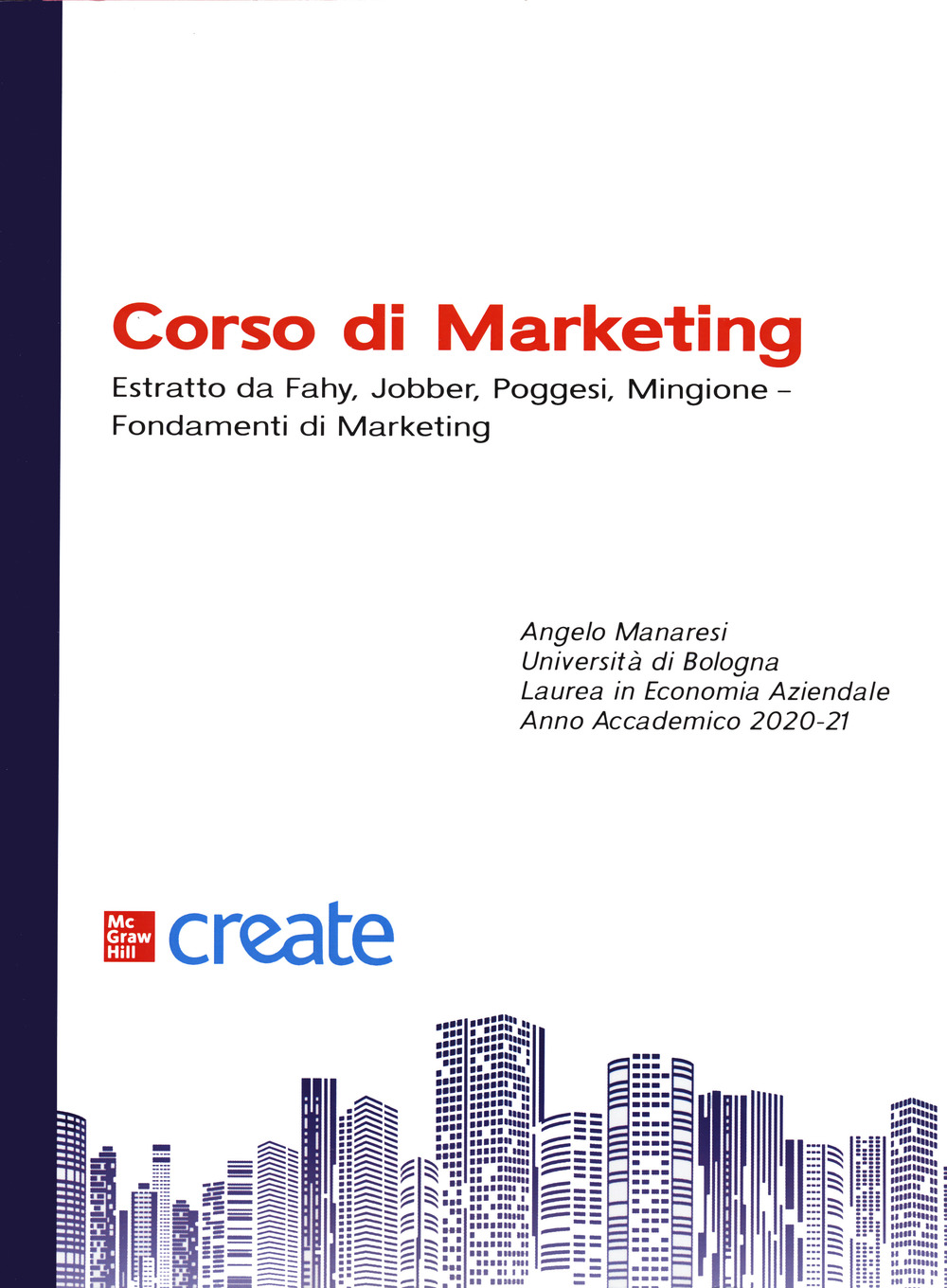 Libro Corso di marketing. Estratto da Fahy