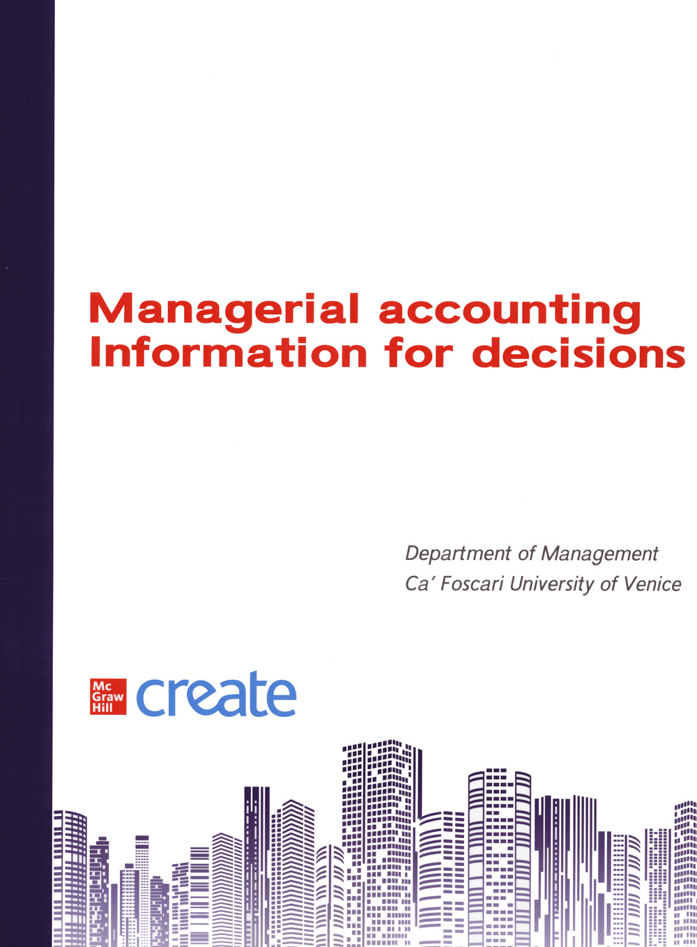 Libro Software: managerial accounting di  - ean 9781307605655 - McGraw-Hill Education