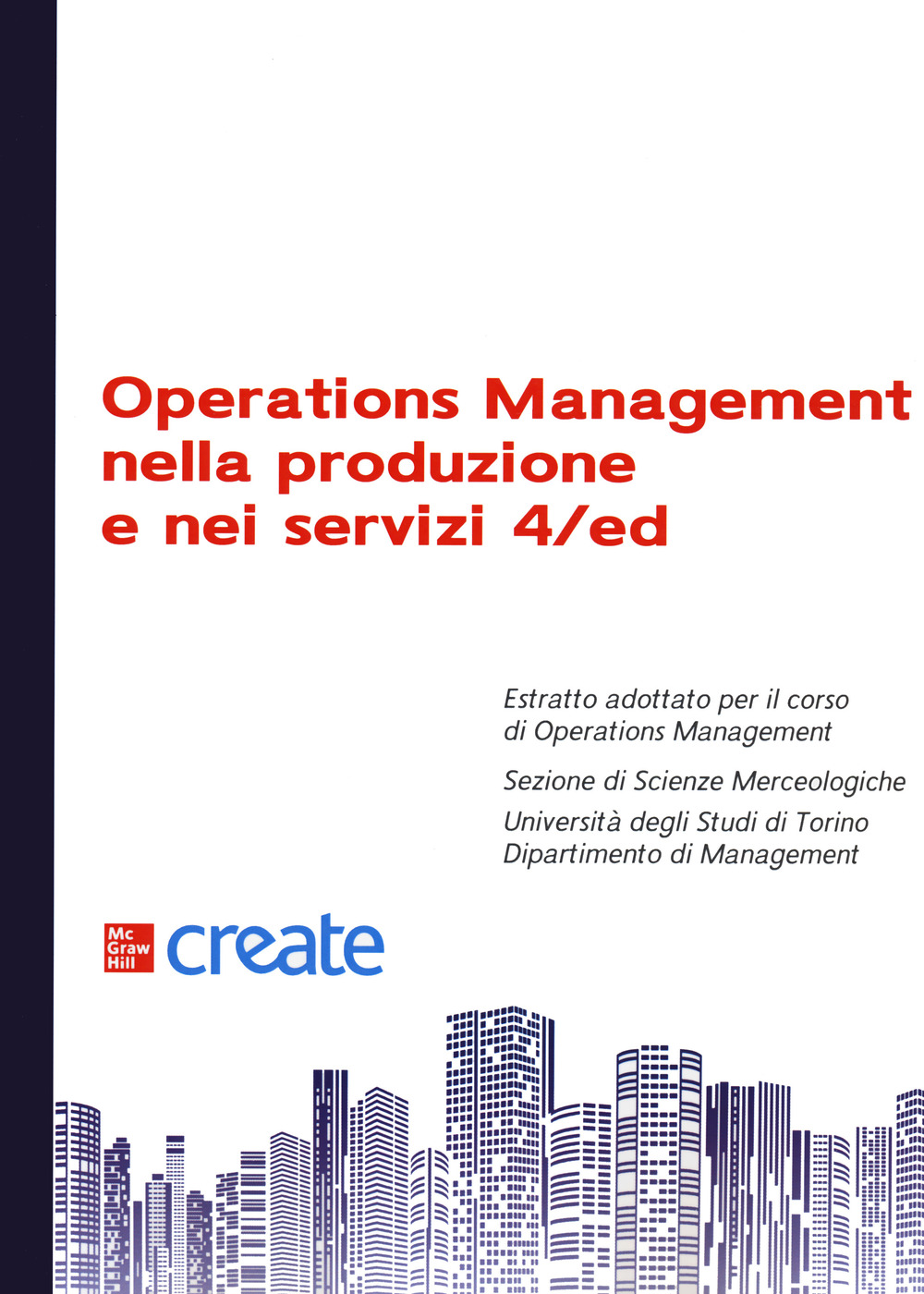 Libro Operations management di  - ean 9781307610888 - McGraw-Hill Education