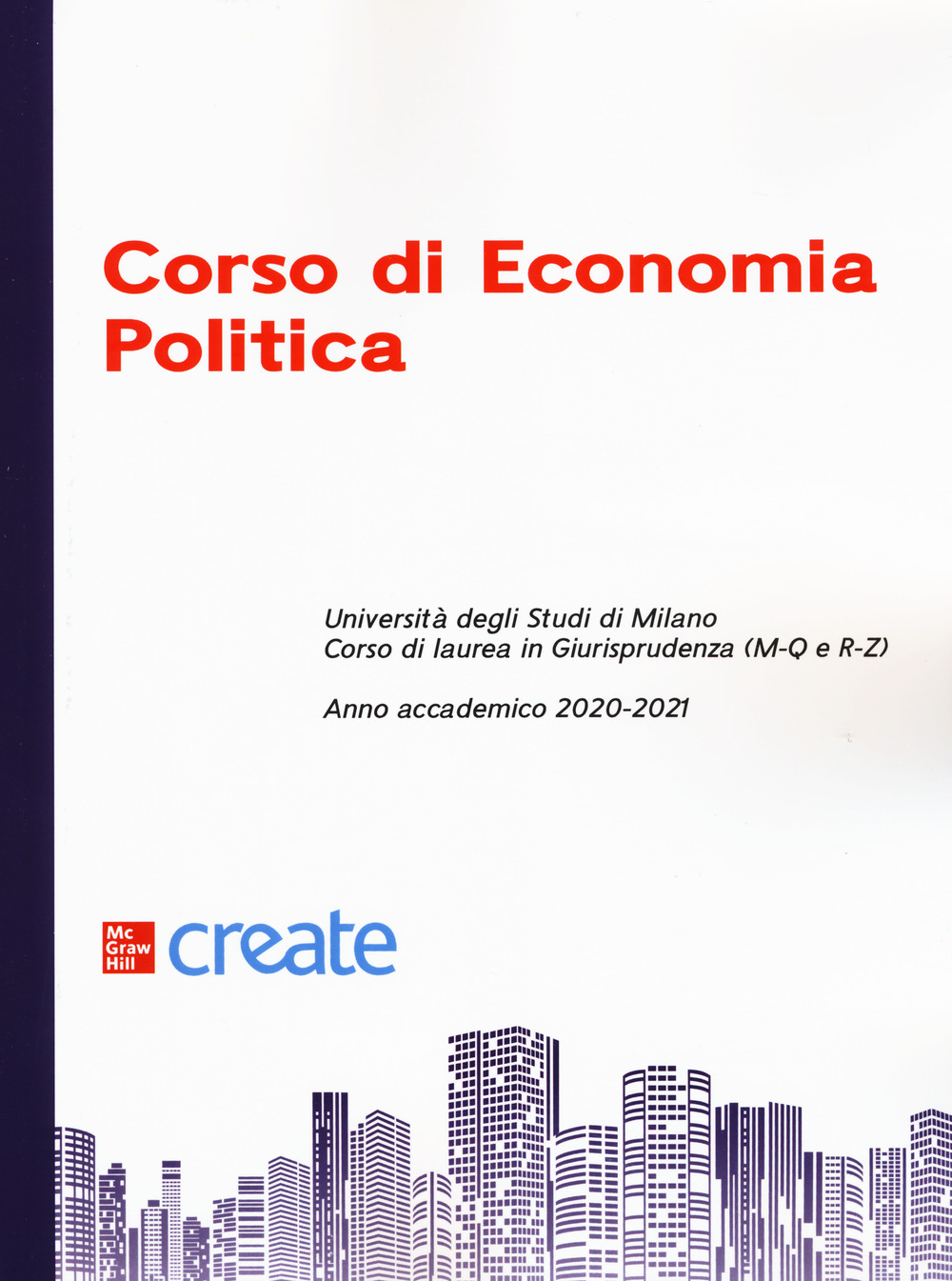 Libro Corso di economia politica di  - ean 9781307659931 - McGraw-Hill Education