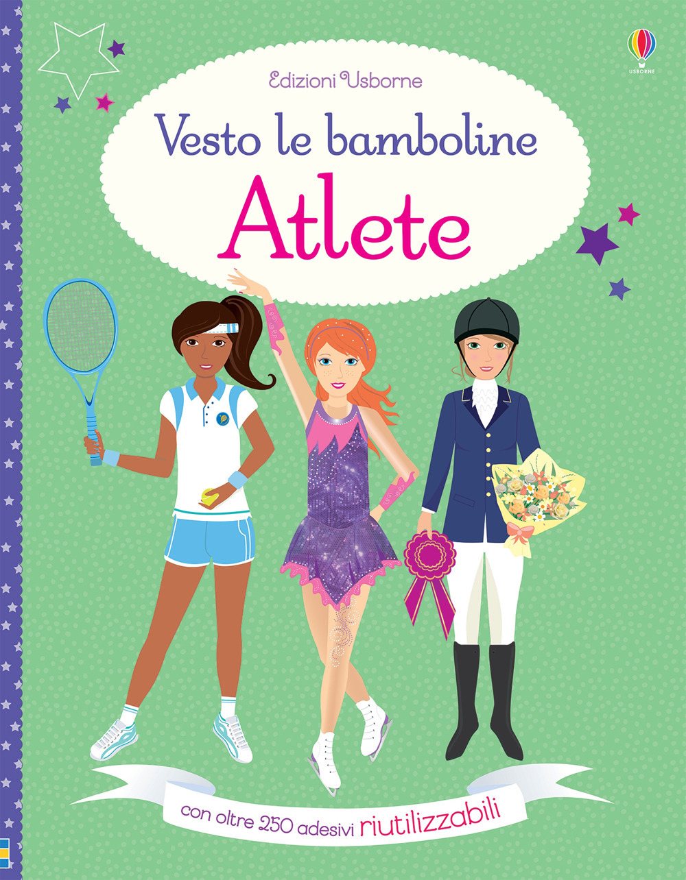 Libro Atlete. Vesto le bamboline. Con adesivi di Fiona Watt - ean 9781474975100 - Usborne