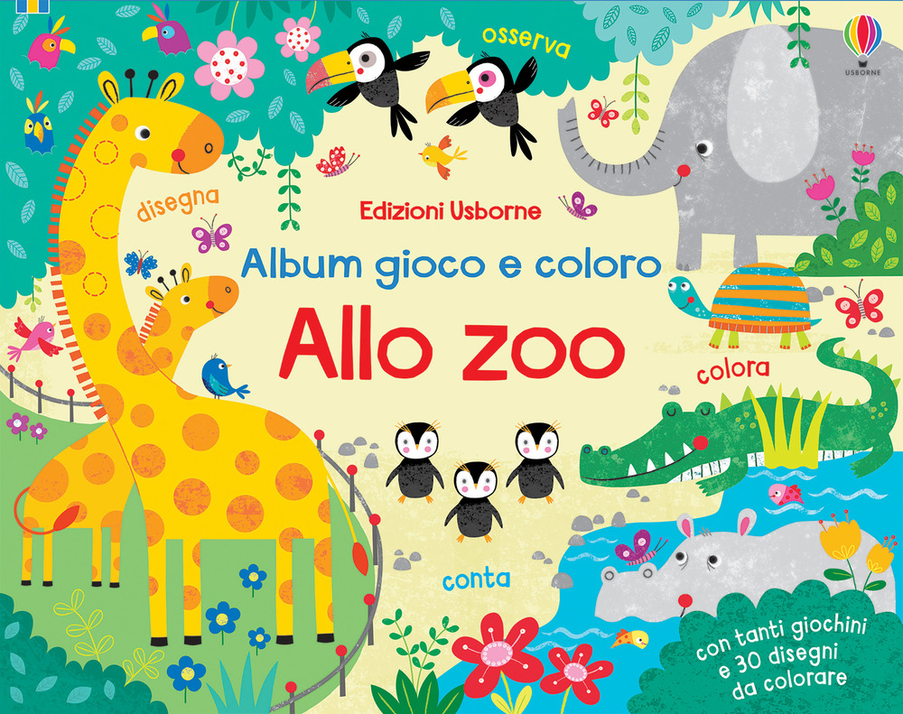 Libro Allo zoo. Album gioco e coloro di Kirsteen Robson - ean 9781474977326 - Usborne