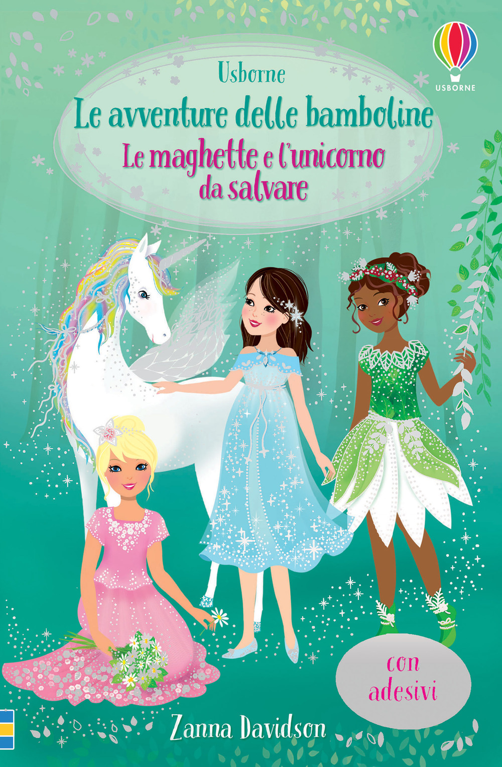 Libro maghette e l'unicorno da salvare. Con adesivi di Zanna Davidson - ean 9781474977487 - Usborne