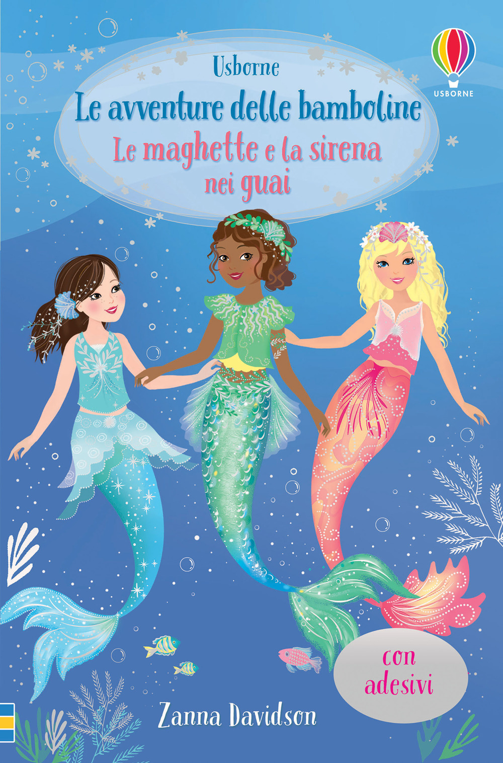 Libro maghette e la sirena nei guai. Con adesivi di Zanna Davidson - ean 9781474977722 - Usborne