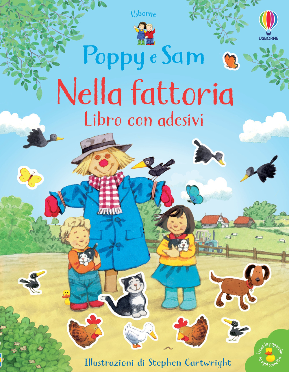 Libro Nella fattoria. Poppy e Sam. Con adesivi di Jessica Greenwell - ean 9781474978217 - Usborne