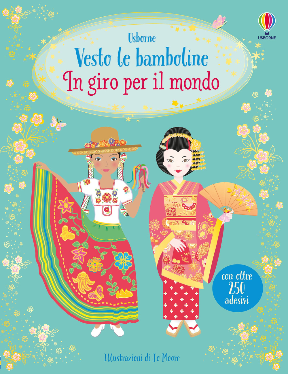 Libro In giro per il mondo. Con adesivi di Emily Bone - ean 9781474980067 - Usborne