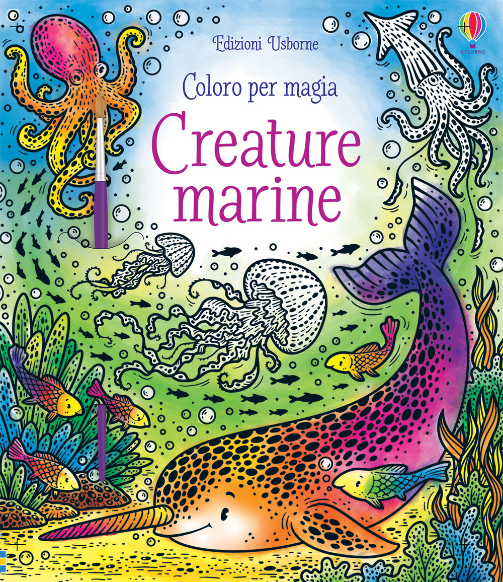 Libro Creature marine. Coloro per magia di Ela Jarzabek - ean 9781474983372 - Usborne