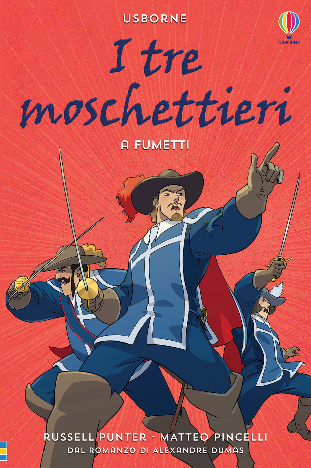 Libro tre moschettieri a fumetti di Russell Punter - ean 9781474989398 - Usborne