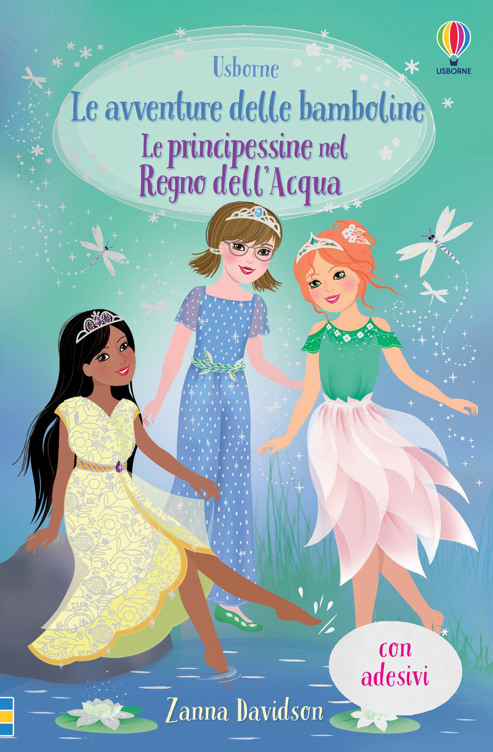 Libro principessine nel Regno dell'Acqua. Con adesivi di Zanna Davidson - ean 9781474995153 - Usborne