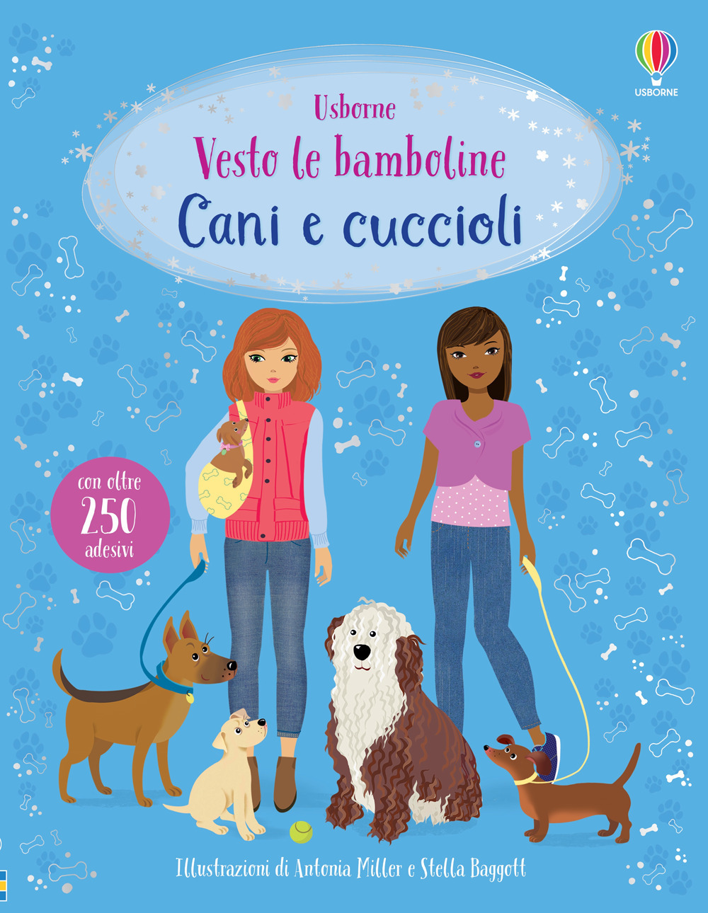 Libro Cani e cuccioli. Con adesivi di Fiona Watt - ean 9781801317009 - Usborne