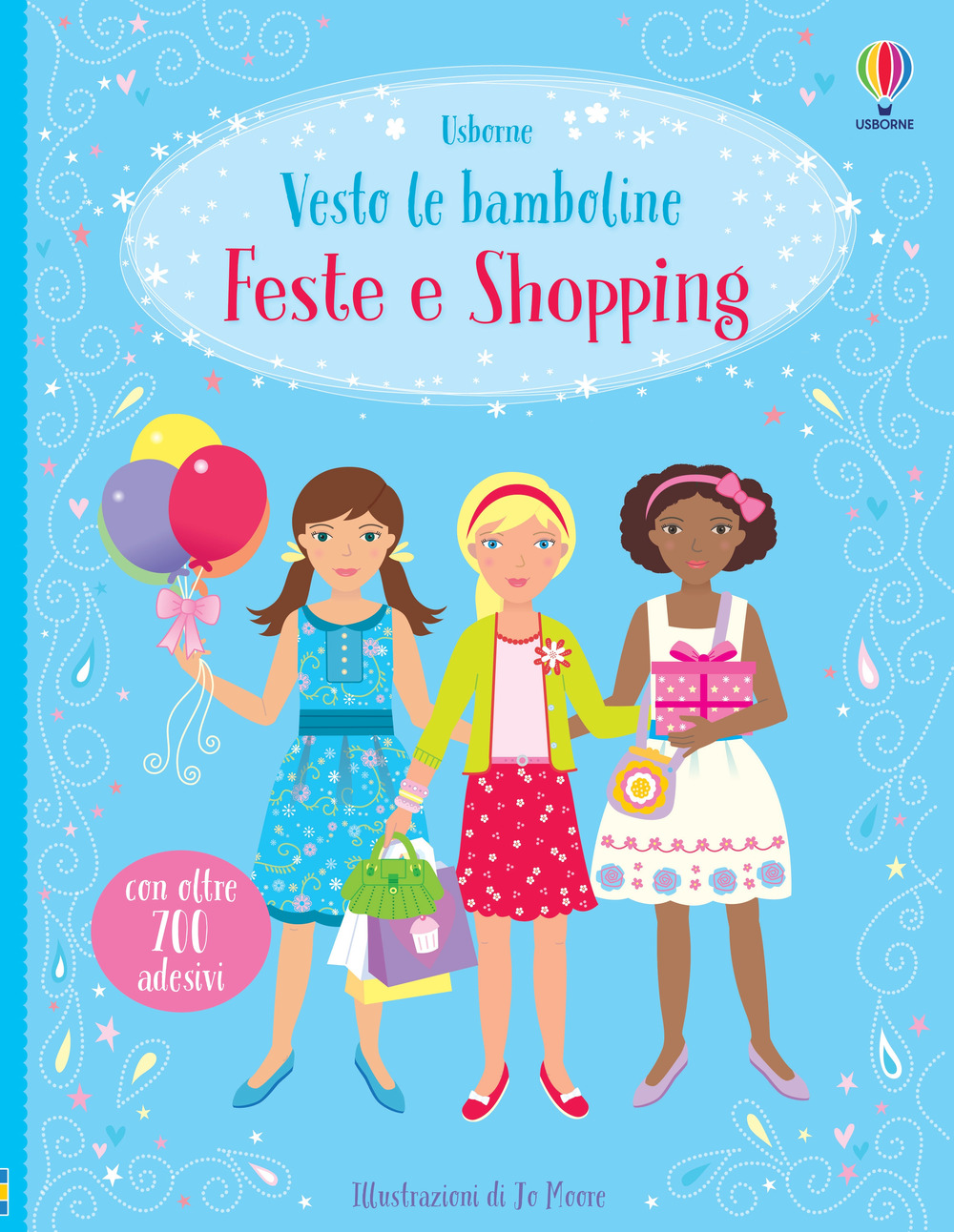 Libro Feste e shopping. Con adesivi di Fiona Watt - ean 9781801318396 - Usborne