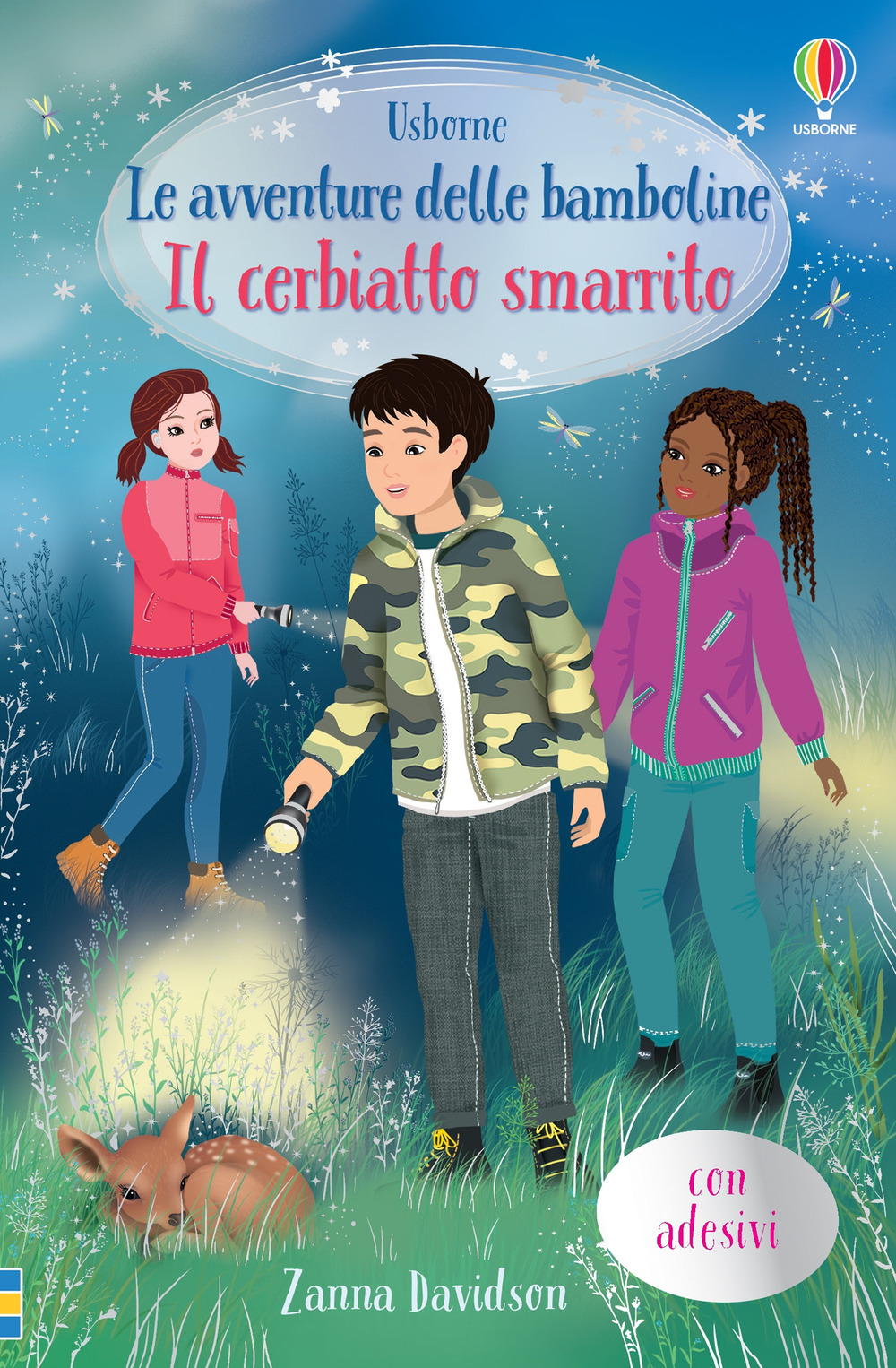Libro cerbiatto smarrito. Con adesivi di Zanna Davidson - ean 9781803700618 - Usborne