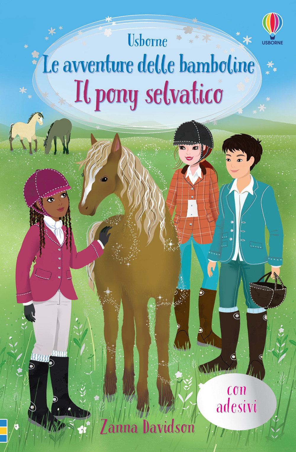 Libro pony selvatico. Con adesivi di Zanna Davidson - ean 9781803700649 - Usborne