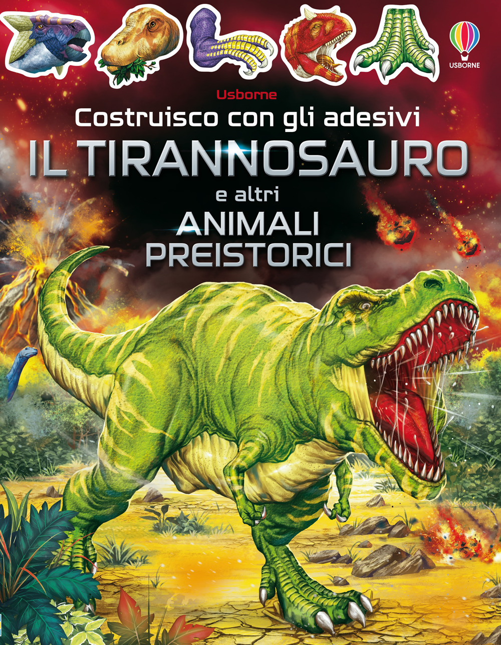 Libro tirannosauro e altri animali preistorici. Con adesivi di Sam Smith - ean 9781803707655 - Usborne