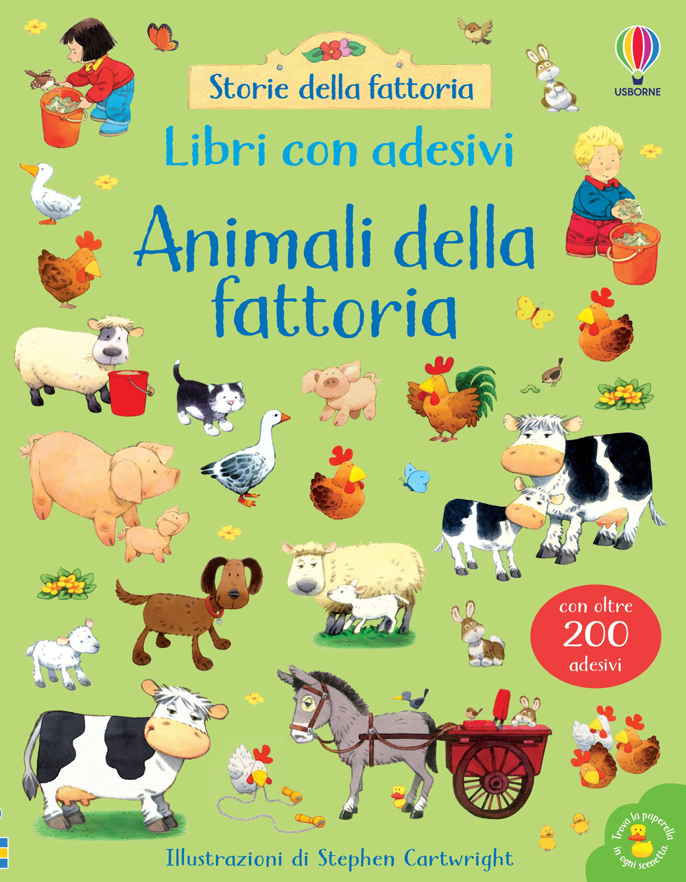 Libro Animali della fattoria. Con adesivi di Sam Taplin - ean 9781803709314 - Usborne