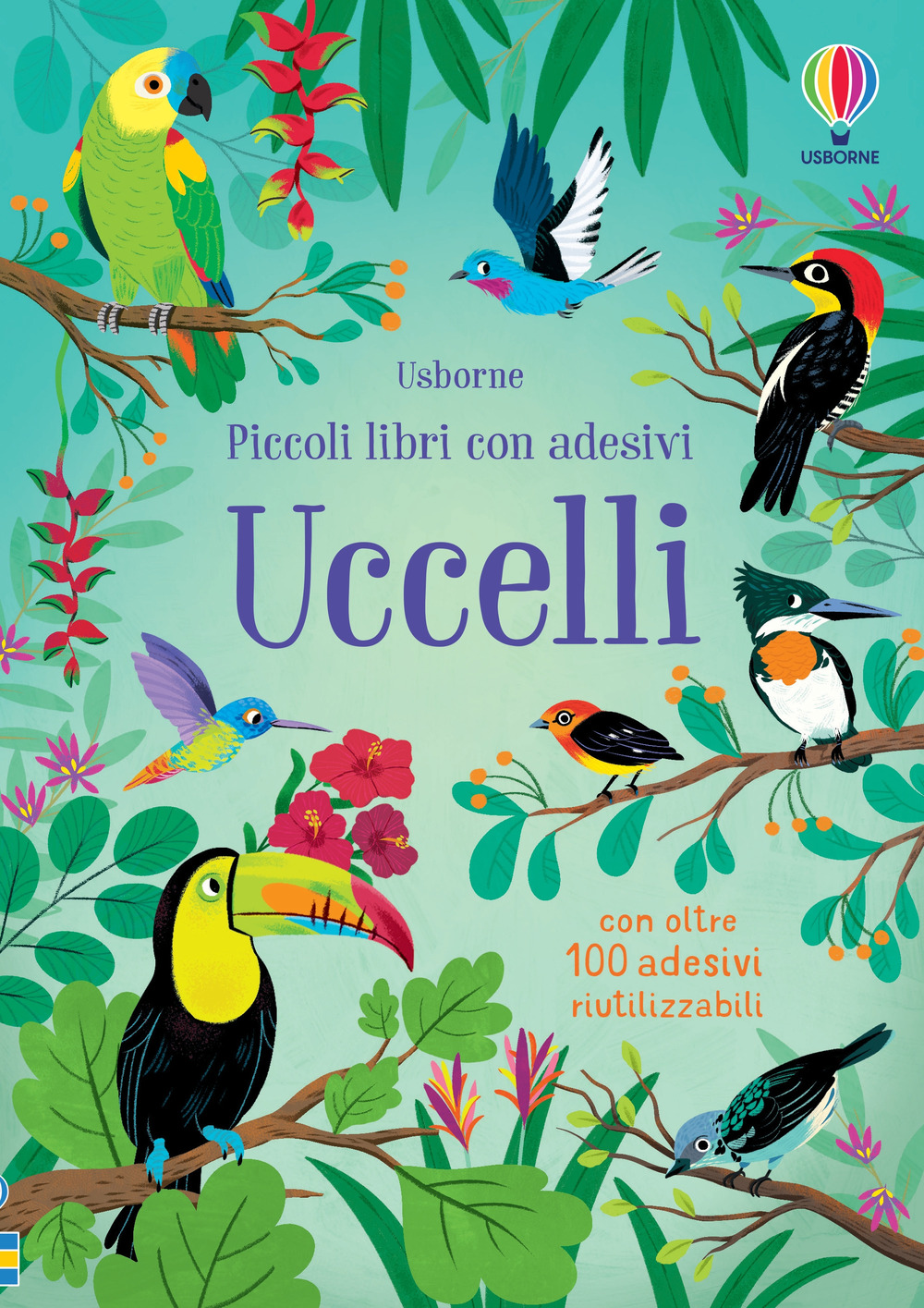 Libro Uccelli. Con adesivi di Jane Bingham - ean 9781805077640 - Usborne
