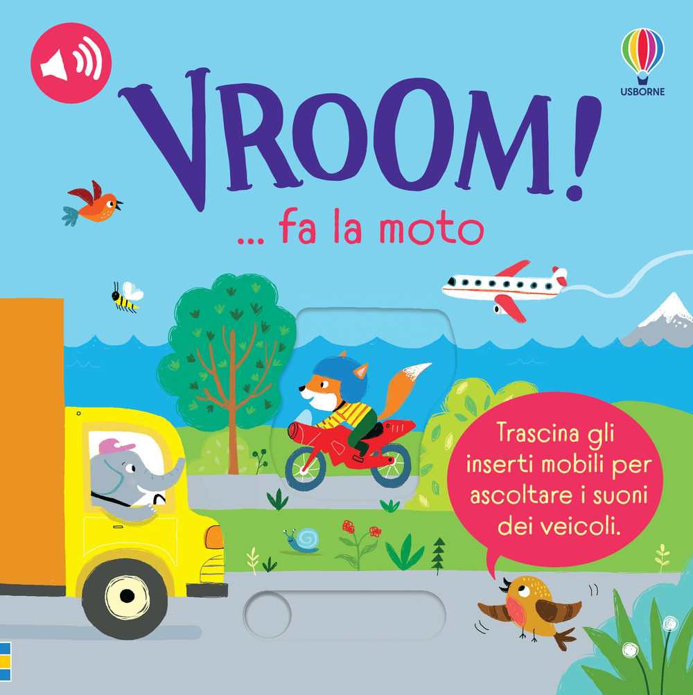 Libro Vroom! … fa la moto di Sam Taplin - ean 9781805314479 - Usborne