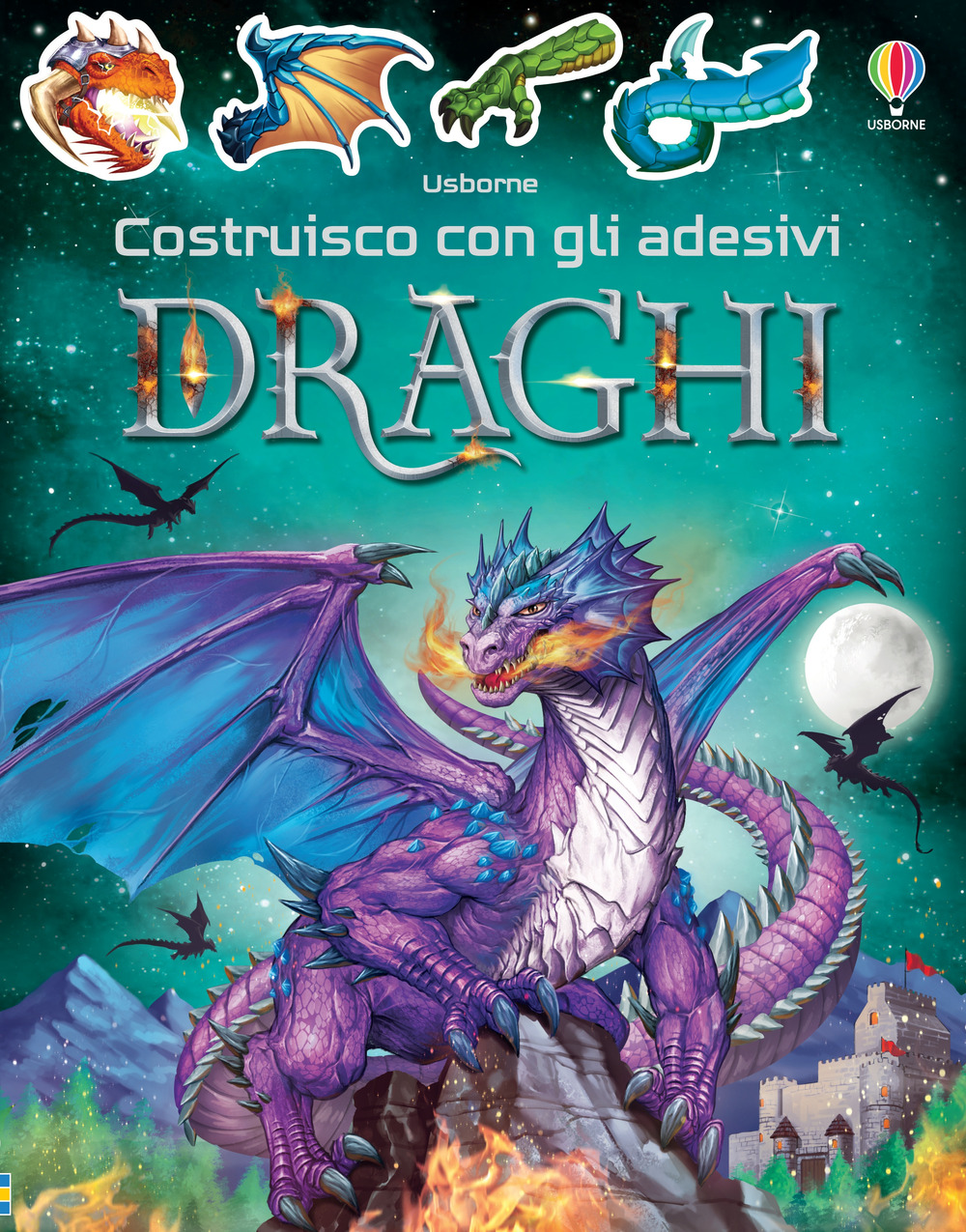Libro Draghi. Con adesivi di Simon Tudhope - ean 9781805319030 - Usborne
