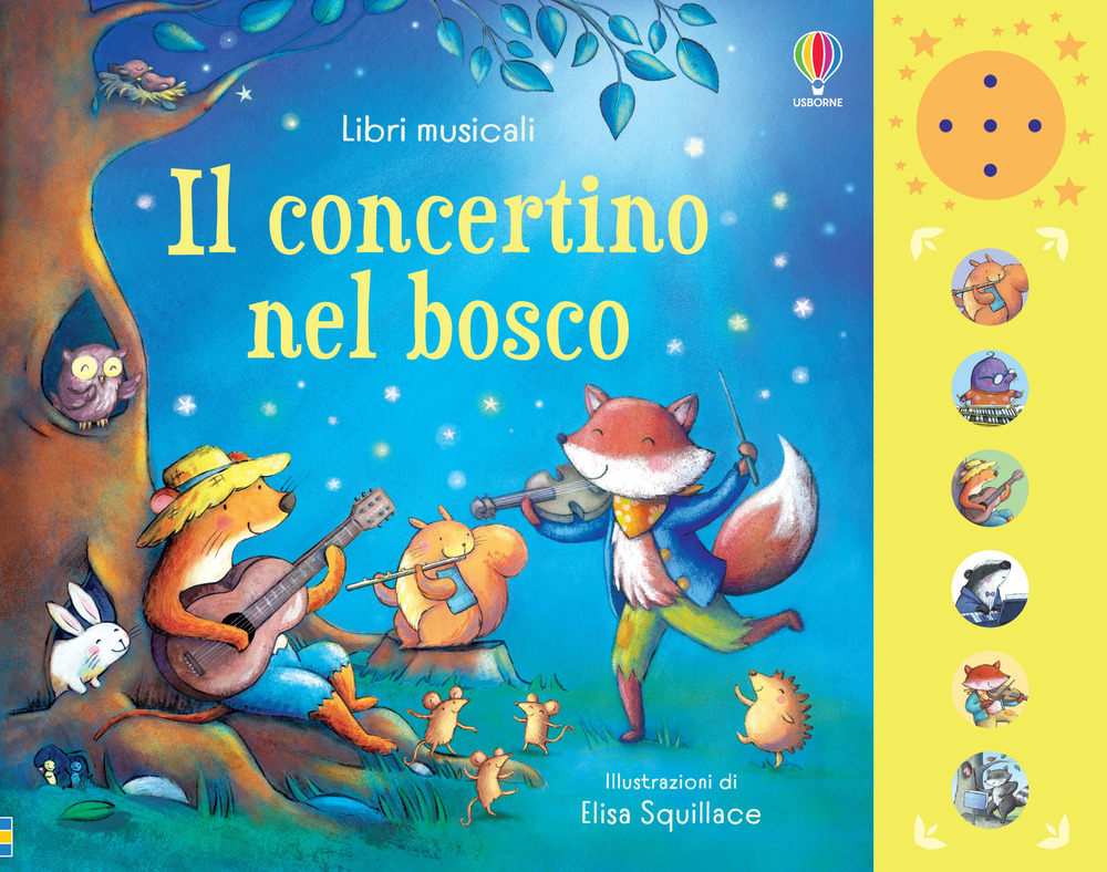 Libro concertino nel bosco di Fiona Watt - ean 9781805319108 - Usborne