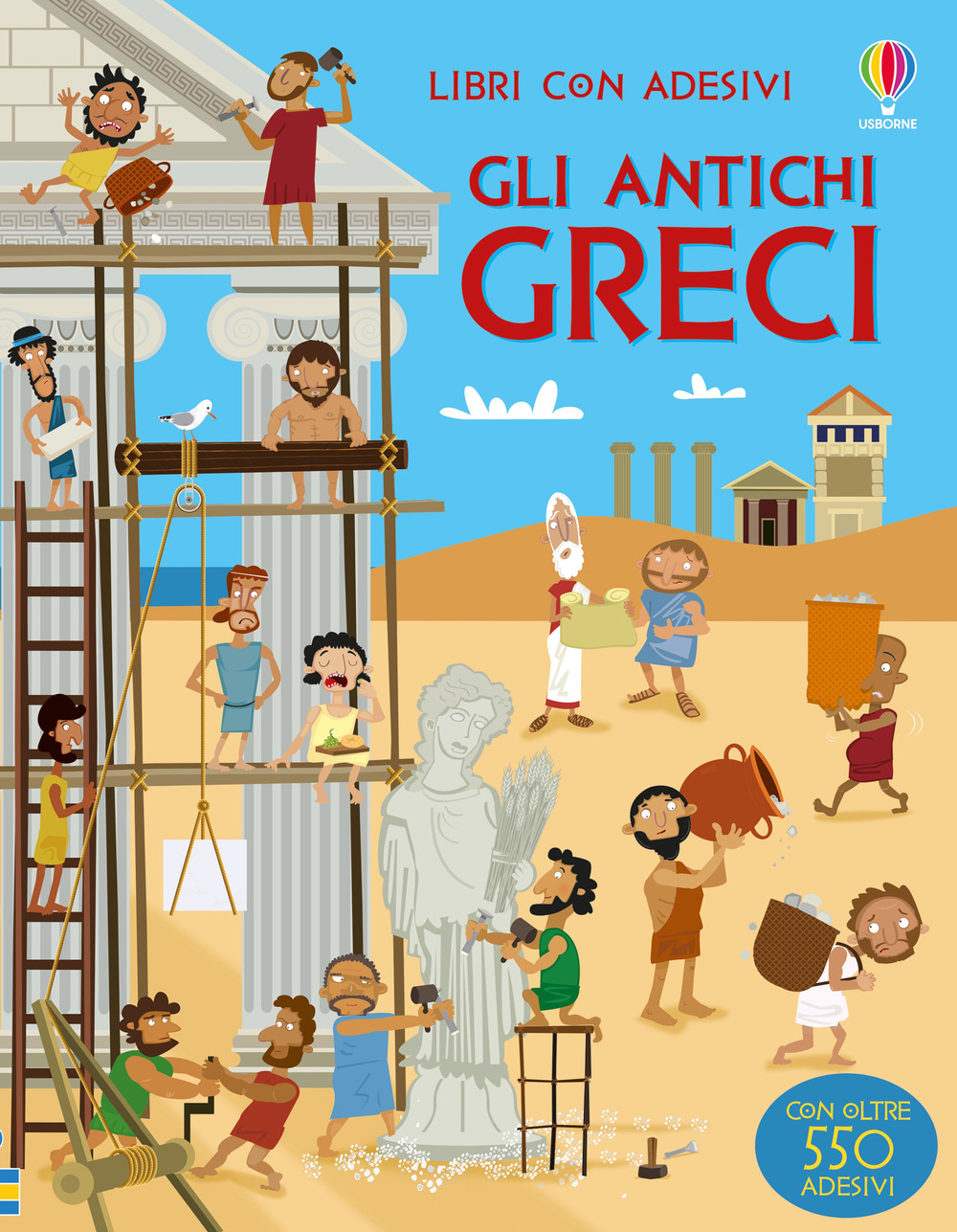Libro antichi Greci. con adesivi di Fiona Watt - ean 9781806072507 - Usborne