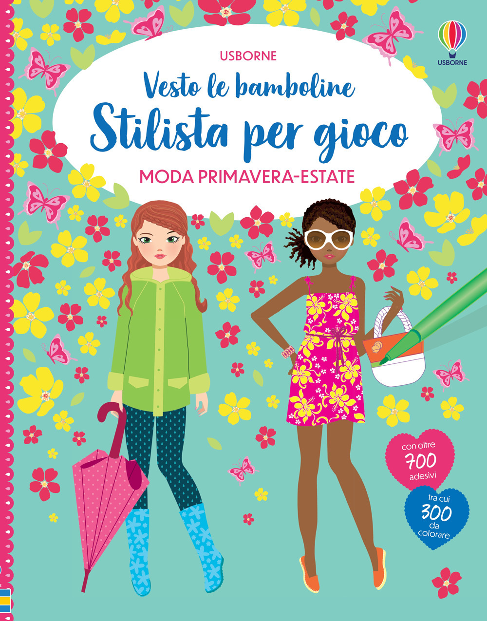 Libro Moda primavera-estate. Con adesivi di Fiona Watt - ean 9781835401347 - Usborne