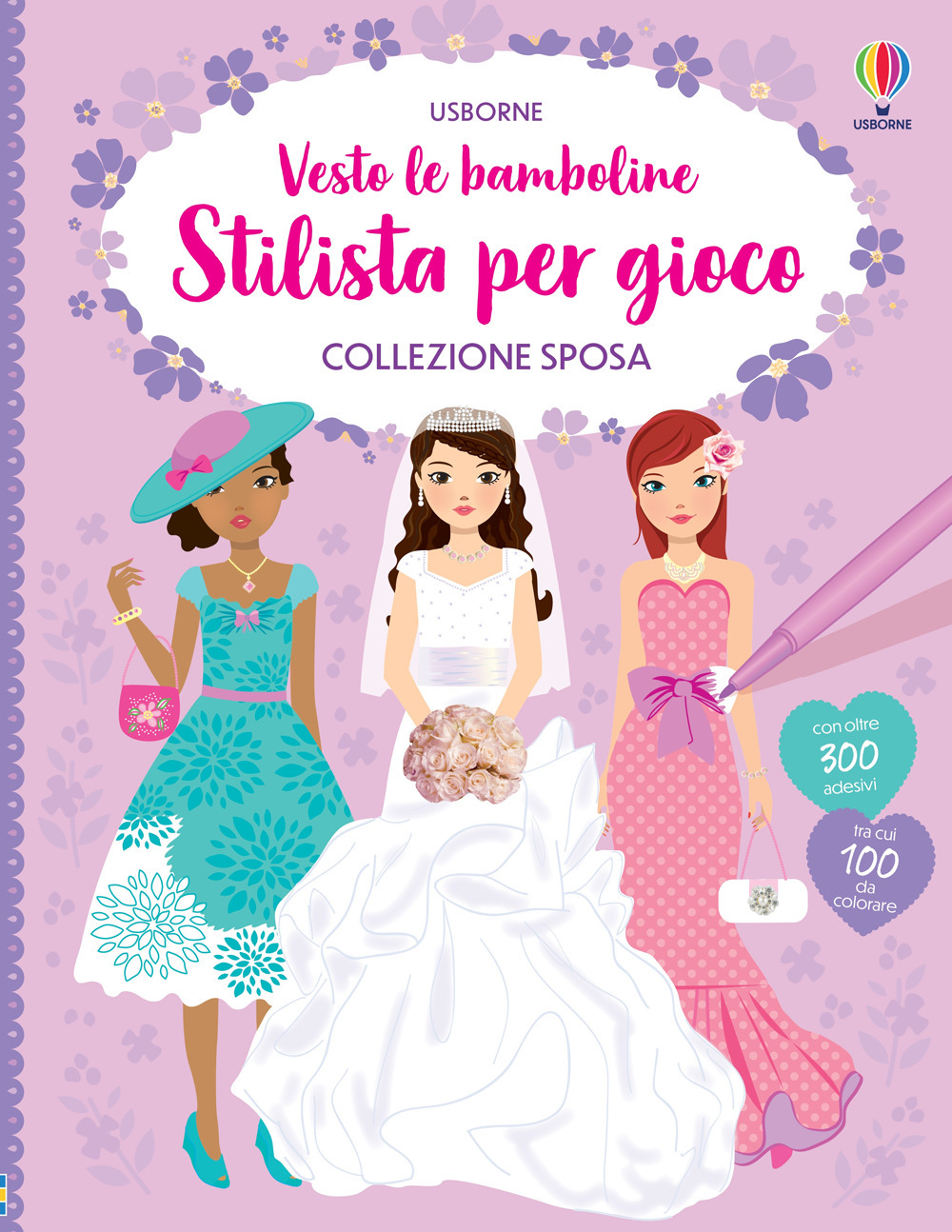 Libro Collezione sposa. Con adesivi di Fiona Watt - ean 9781835401361 - Usborne