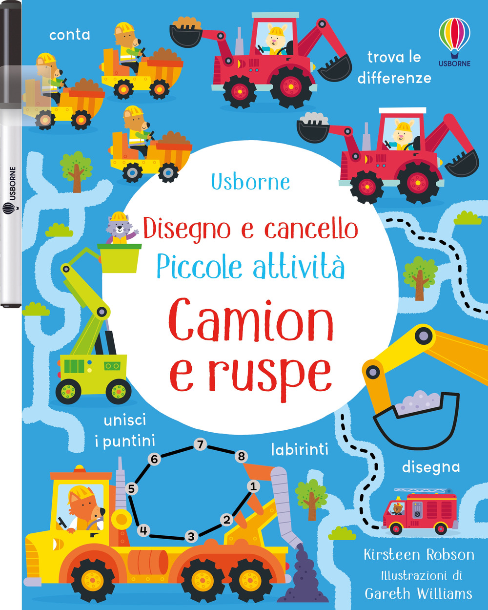Libro Camion e ruspe di Kirsteen Robson - ean 9781835402115 - Usborne