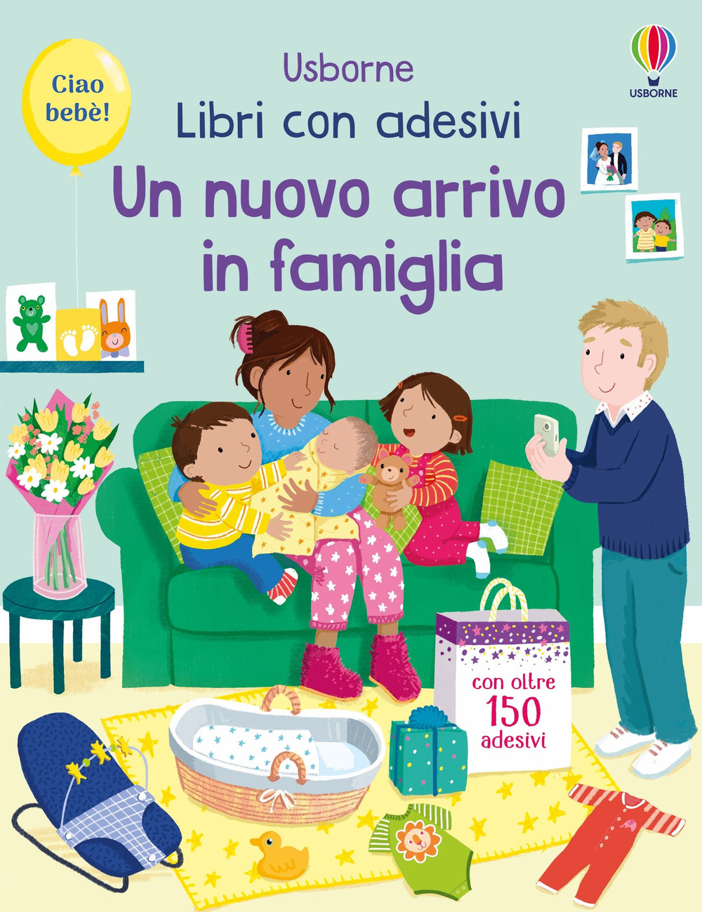 Libro nuovo arrivo in famiglia. Con adesivi di Jessica Greenwell - ean 9781835403105 - Usborne