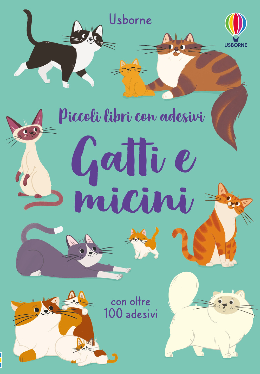 Libro Gatti e micini. Con adesivi di Caroline Young - ean 9781835403334 - Usborne