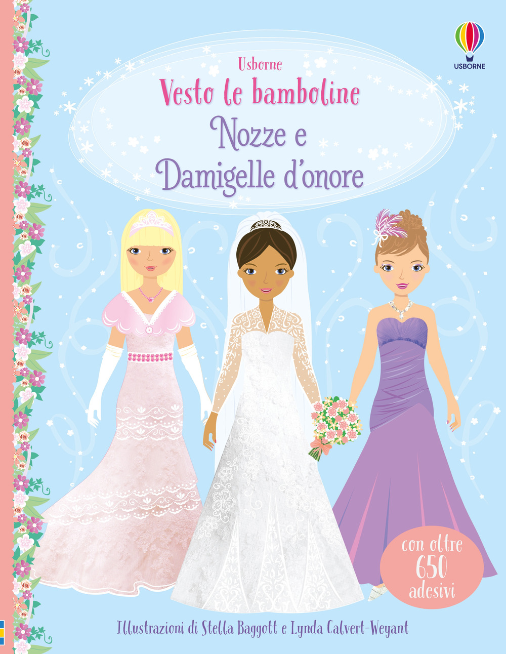 Libro Nozze e damigelle d'onore. Con adesivi di Fiona Watt; Lucy Bowman - ean 9781835406786 - Usborne