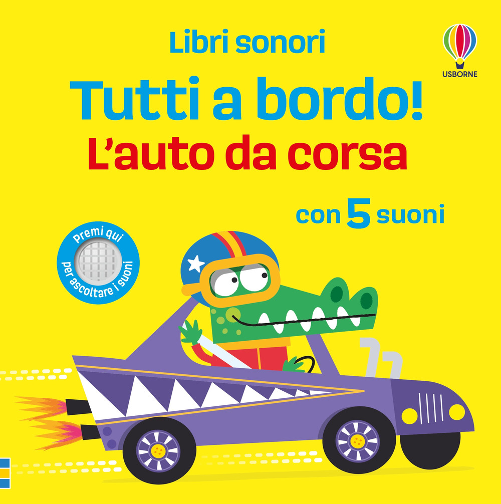 Libro auto da corsa di Sam Taplin - ean 9781835407615 - Usborne