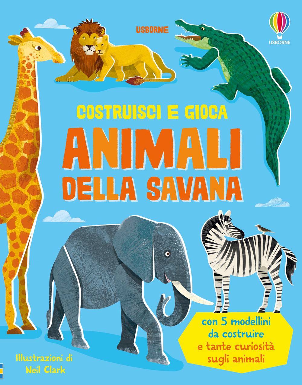 Libro Animali della savana di Abigail Wheatley - ean 9781836060895 - Usborne