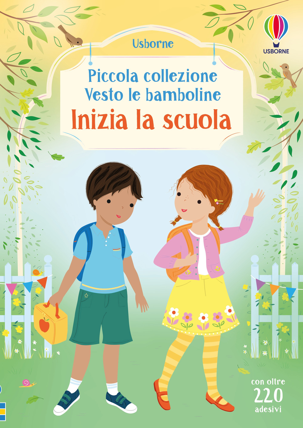Libro Inizia la scuola. Con adesivi di Fiona Watt - ean 9781836063070 - Usborne