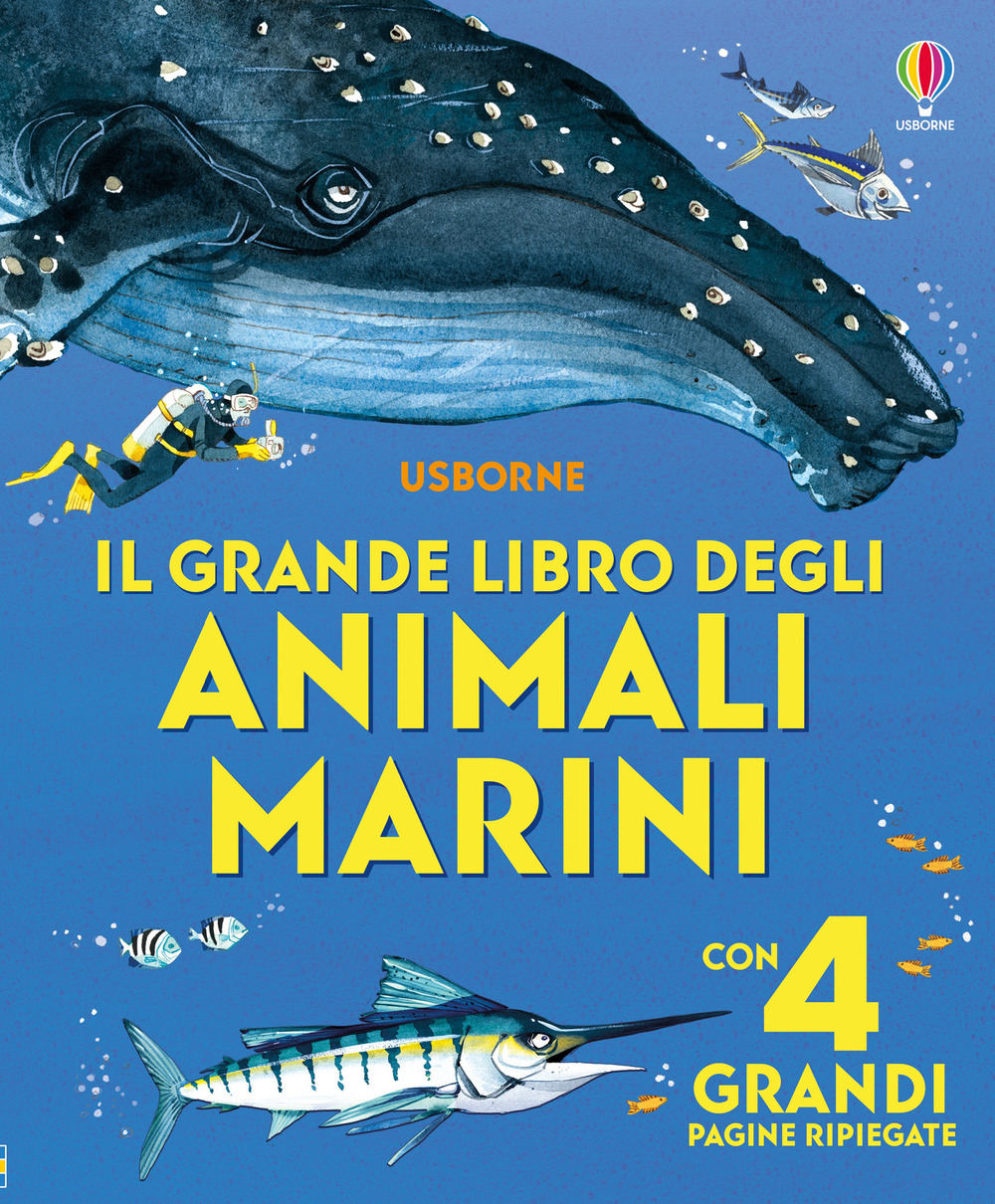 Libro grande libro degli animali marini di Minna Lacey - ean 9781836063162 - Usborne