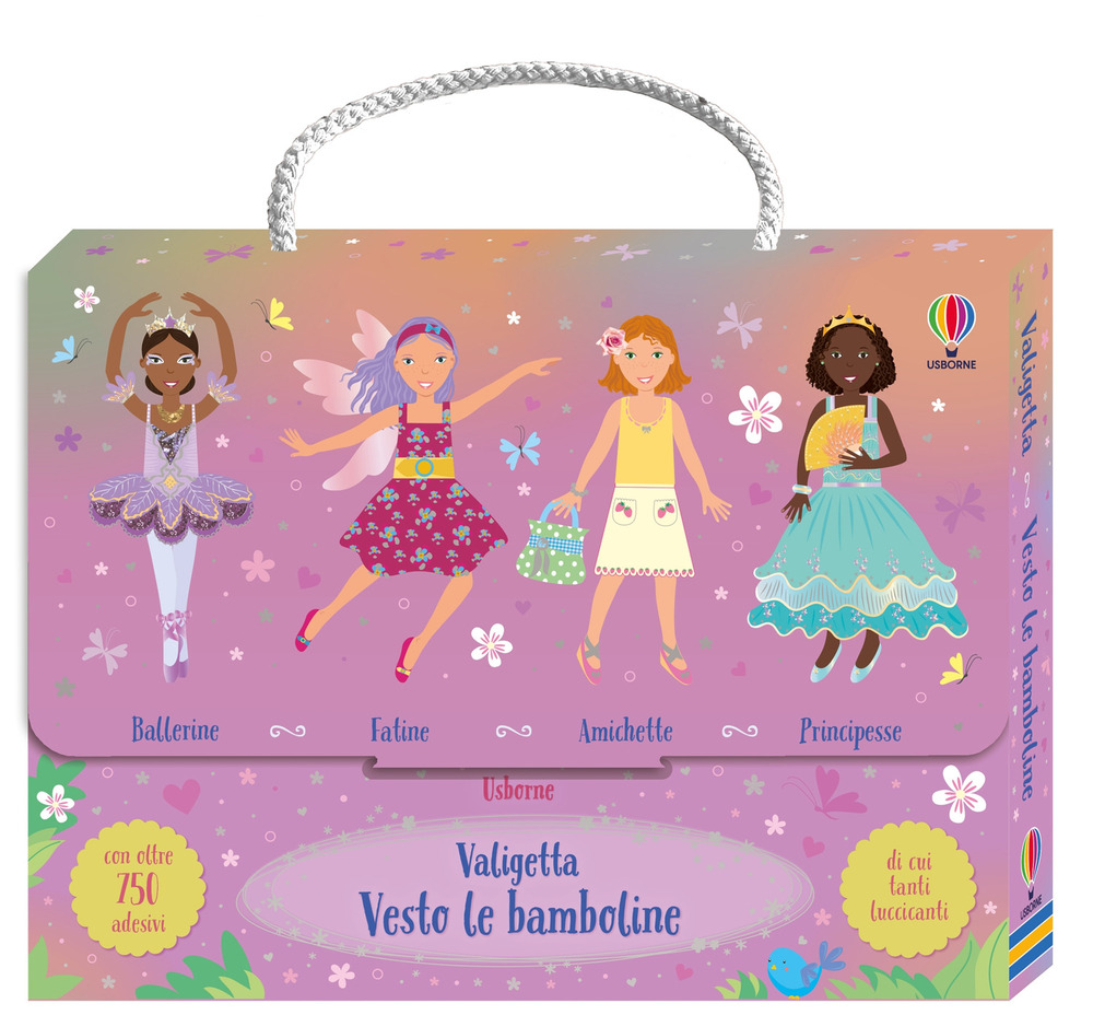 Libro Valigetta Vesto le bamboline. Con adesivi di Fiona Watt - ean 9781836063186 - Usborne