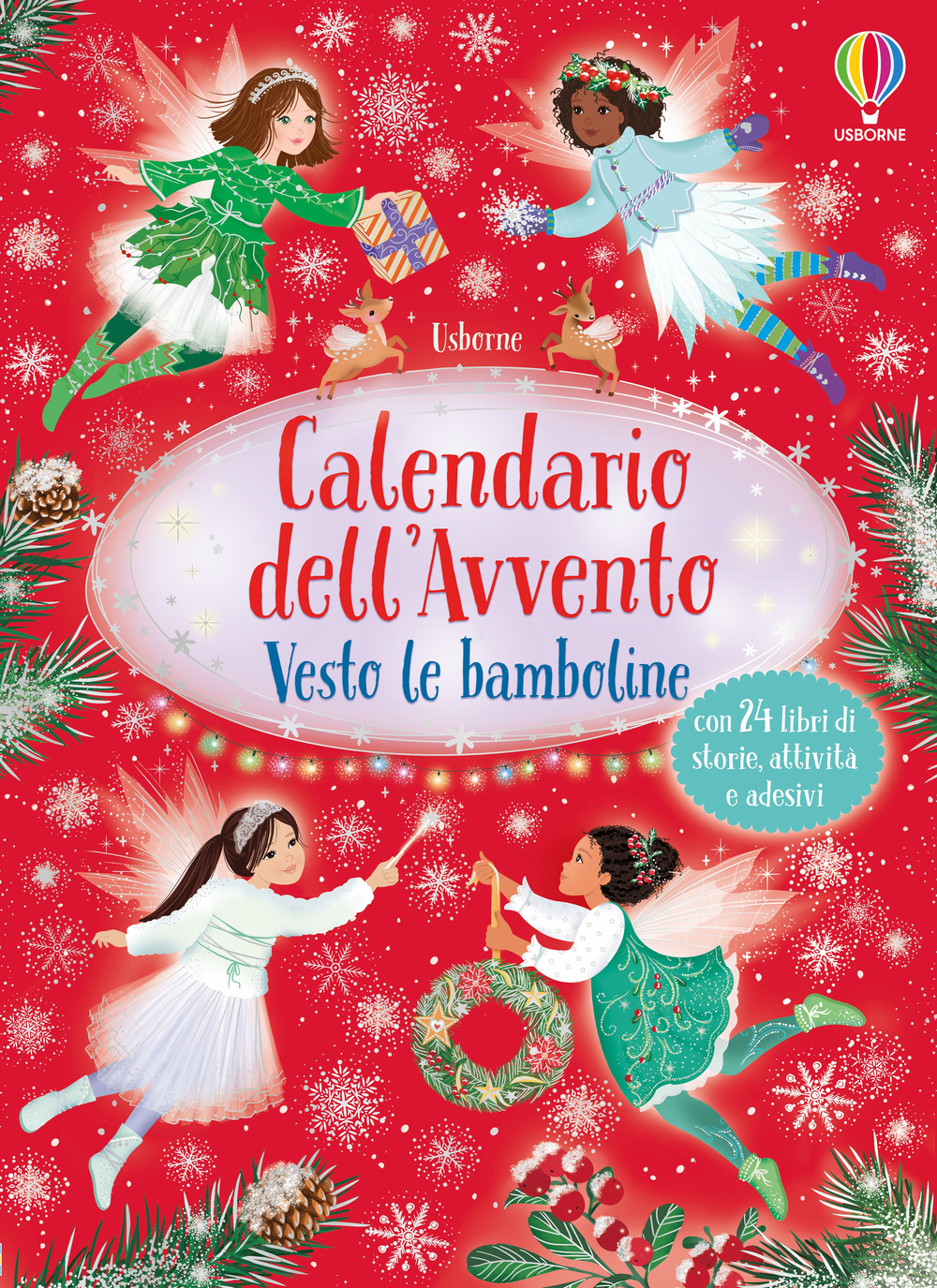 Libro Vesto le bamboline. Calendario dell'Avvento di Fiona Watt; Zanna Davidson - ean 9781836063247 - Usborne