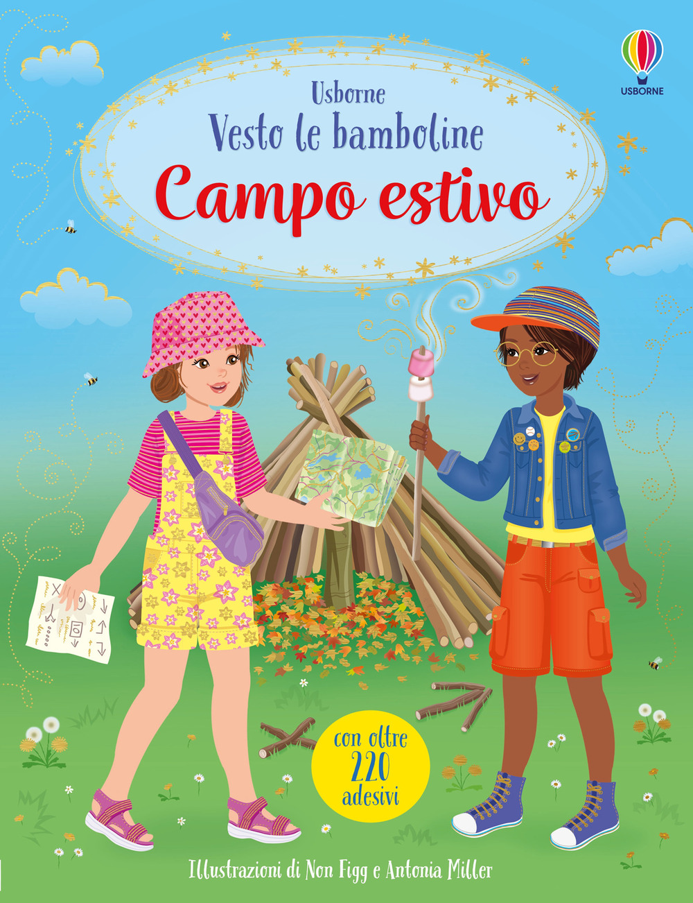 Libro Campo estivo. Con adesivi di Fiona Watt - ean 9781836063766 - Usborne