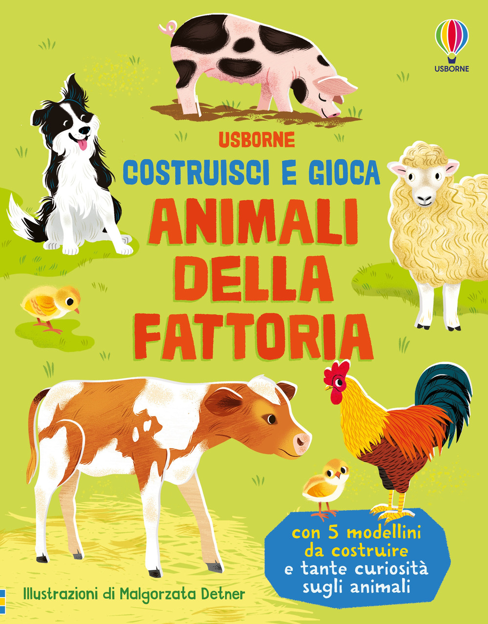 Libro Animali della fattoria di Abigail Wheatley - ean 9781836065104 - Usborne