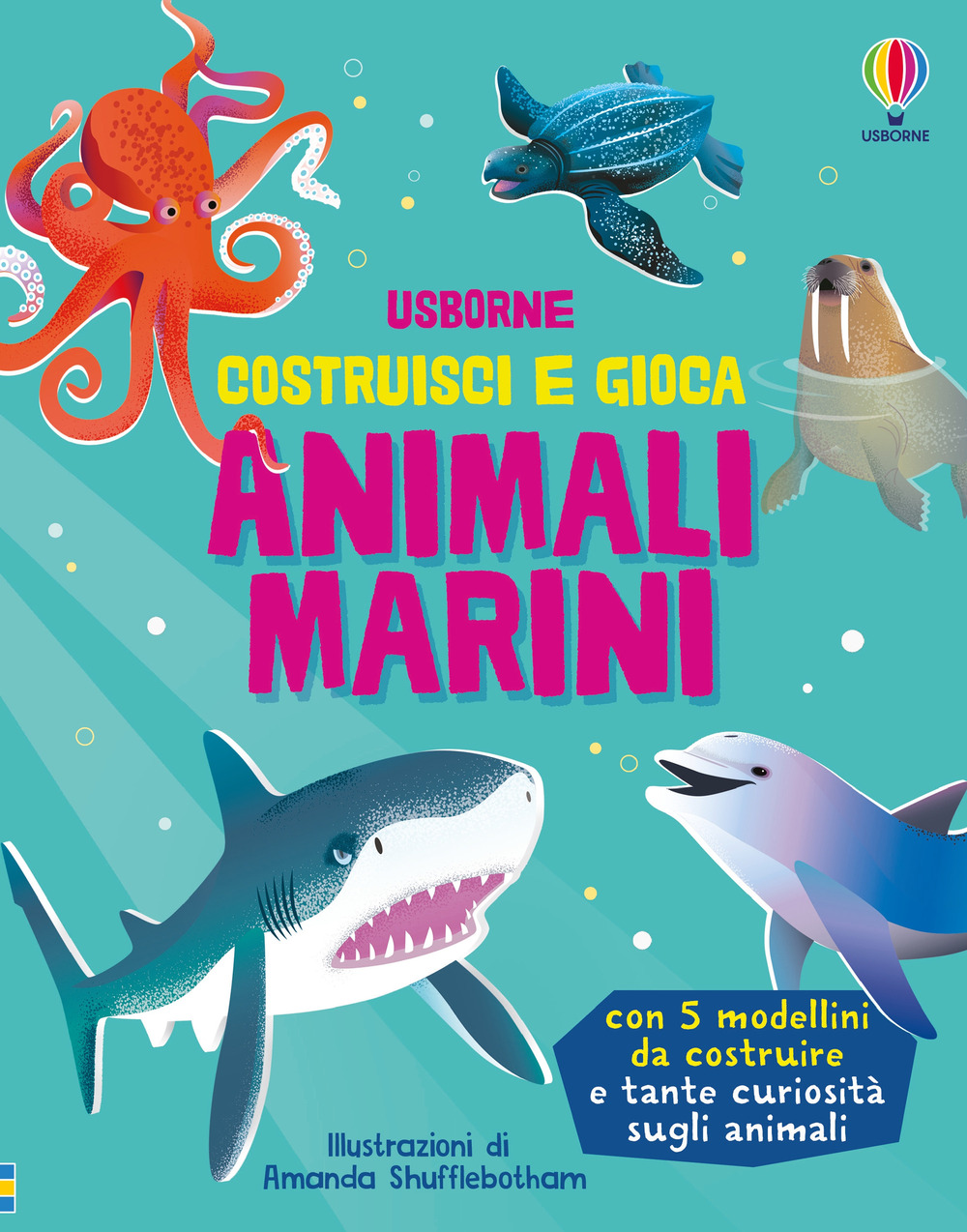 Libro Animali marini di Abigail Wheatley - ean 9781836065111 - Usborne