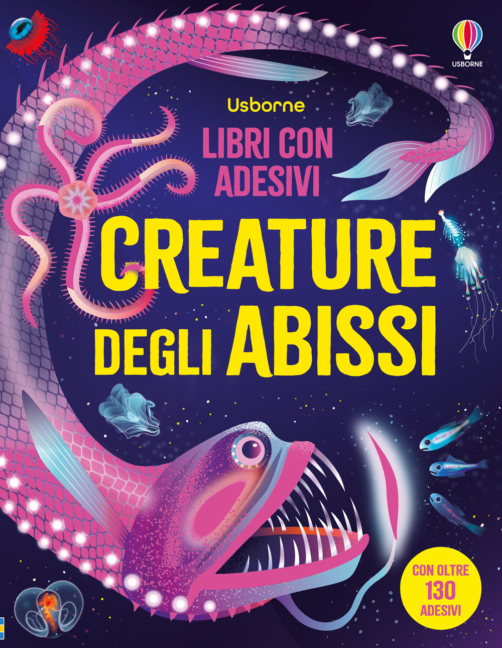 Libro Creature degli abissi. Con adesivi di Alice James - ean 9781836065142 - Usborne