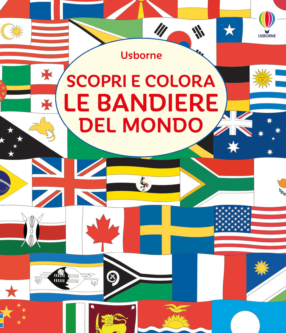 Libro Scopri e colora le bandiere del mondo di Susan Meredith - ean 9781836066163 - Usborne