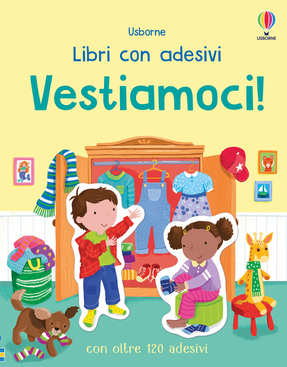 Libro Vestiamoci! Con adesivi di Jessica Greenwell - ean 9781836067382 - Usborne
