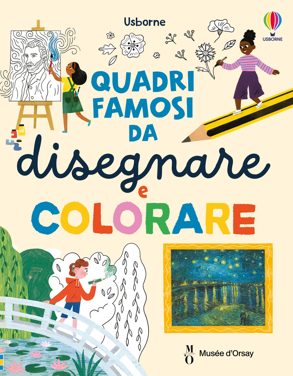 Libro Quadri famosi da disegnare e colorare di Rosie Dickins - ean 9781836067481 - Usborne