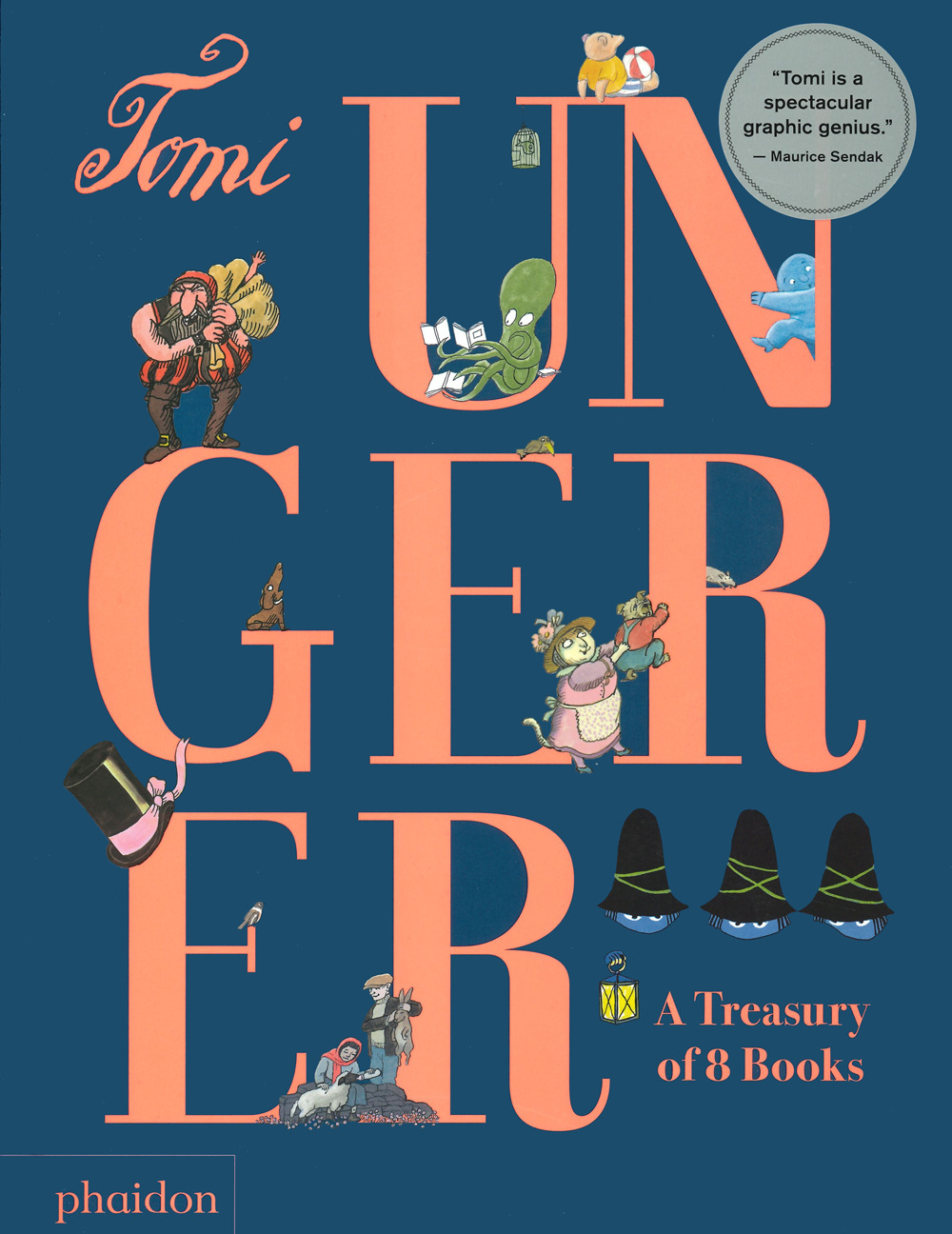 Libro treasury of 8 books di Tomi Ungerer - ean 9781838663698 - Phaidon