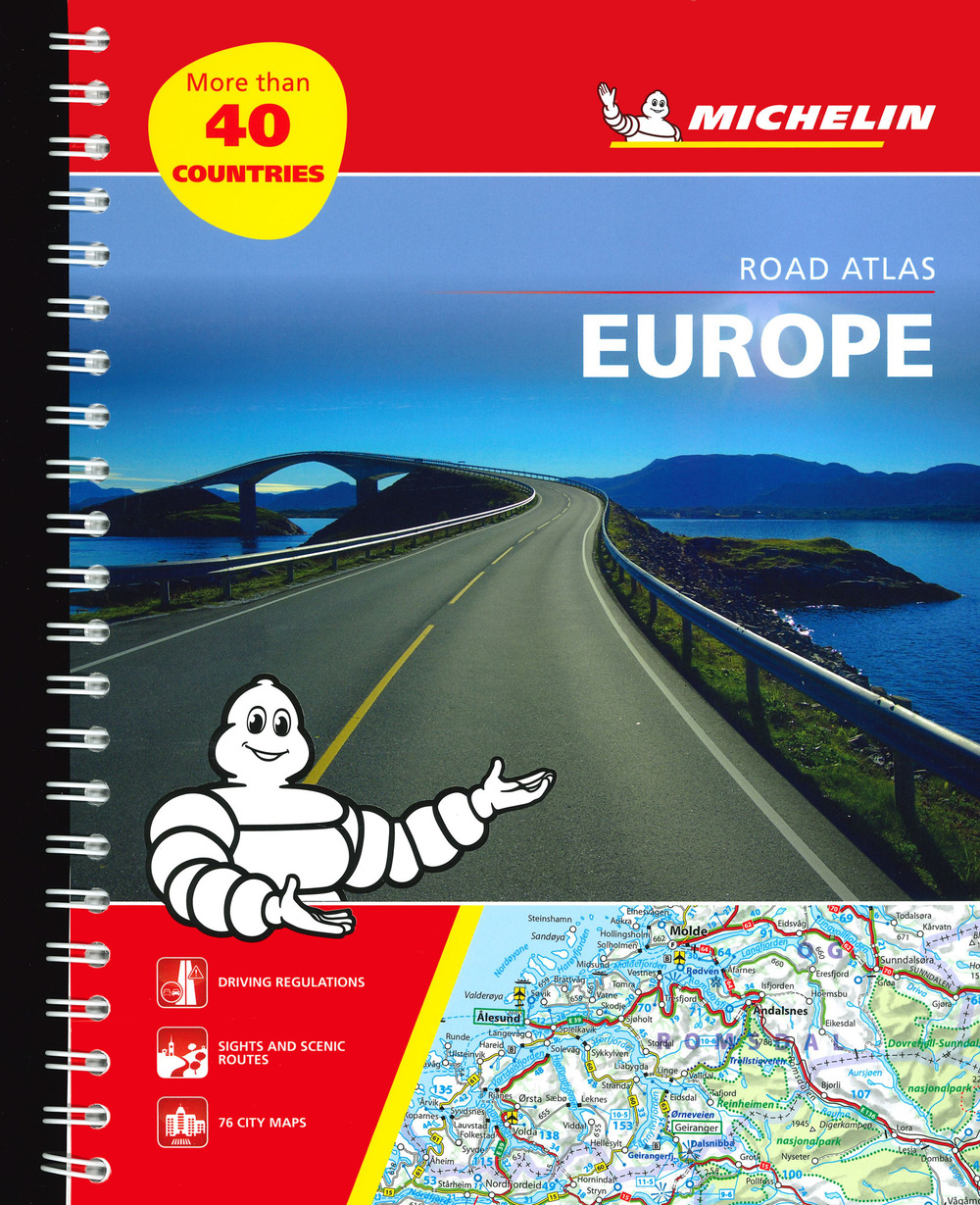Libro Europe. Roads atlas di  - ean 9782067173682 - Michelin Éditions