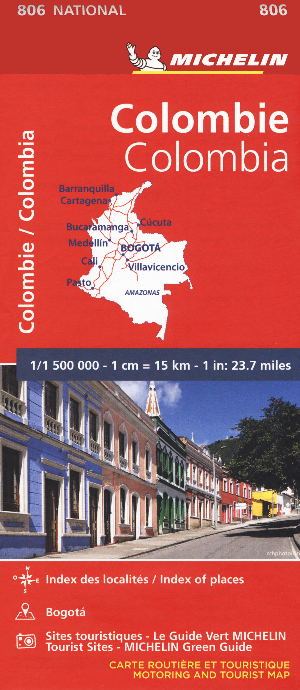 Libro Colombie-Colombia 1:1.500.000 di  - ean 9782067242609 - Michelin Éditions