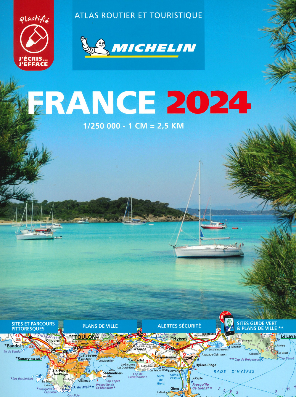 Libro France. Atlas routier et touristique 2024. Ediz. plastificata di  - ean 9782067261327 - Michelin Éditions